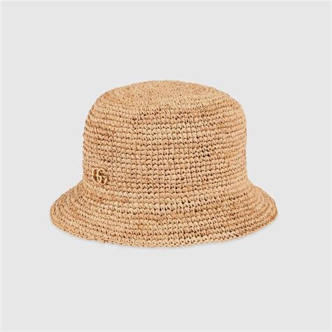 gucci raffia hat|Women's Hats & Gloves .